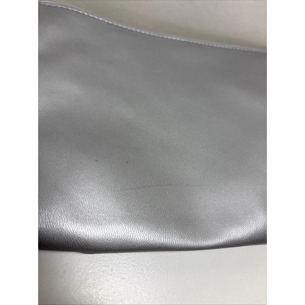 mary kay silver metallic cosmetic bag